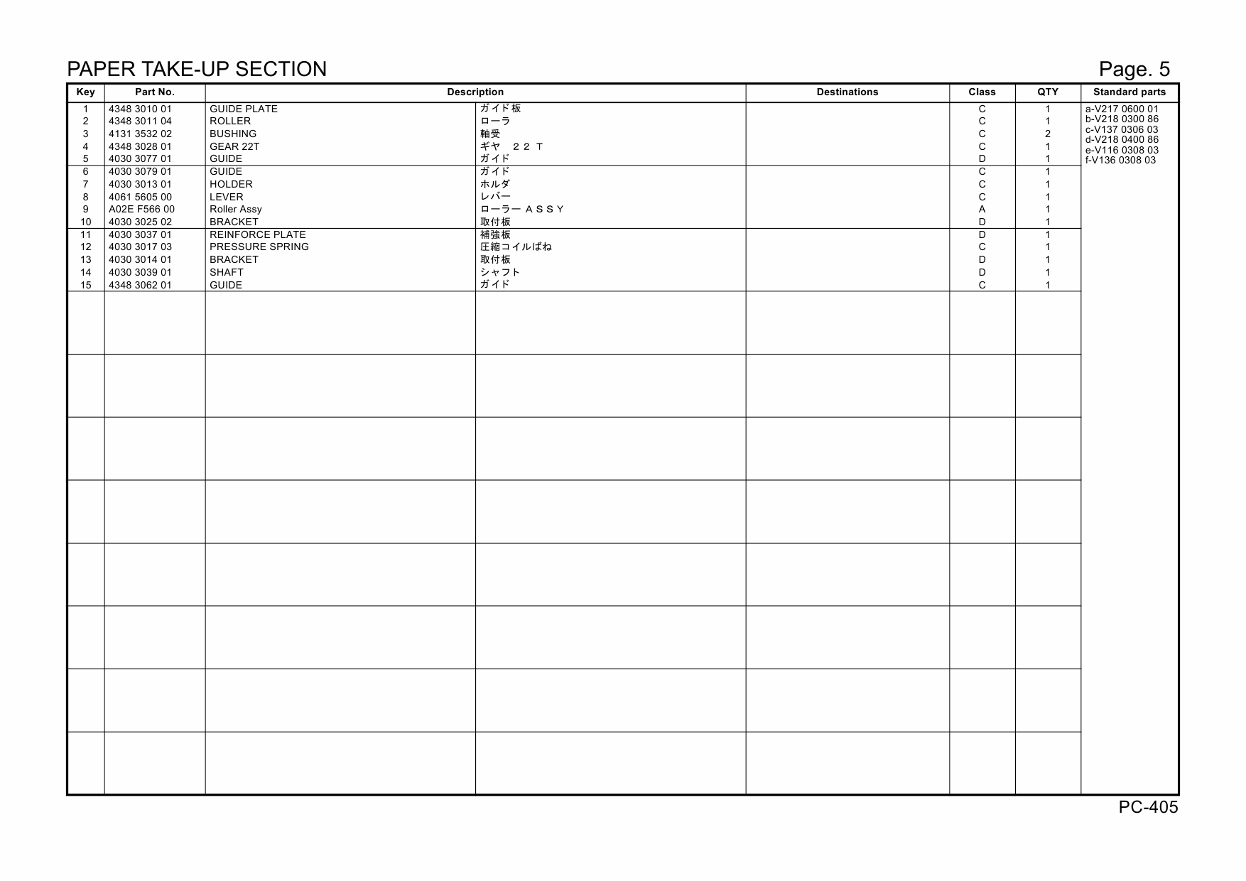 Konica-Minolta Options PC-405 A093003 Parts Manual-4